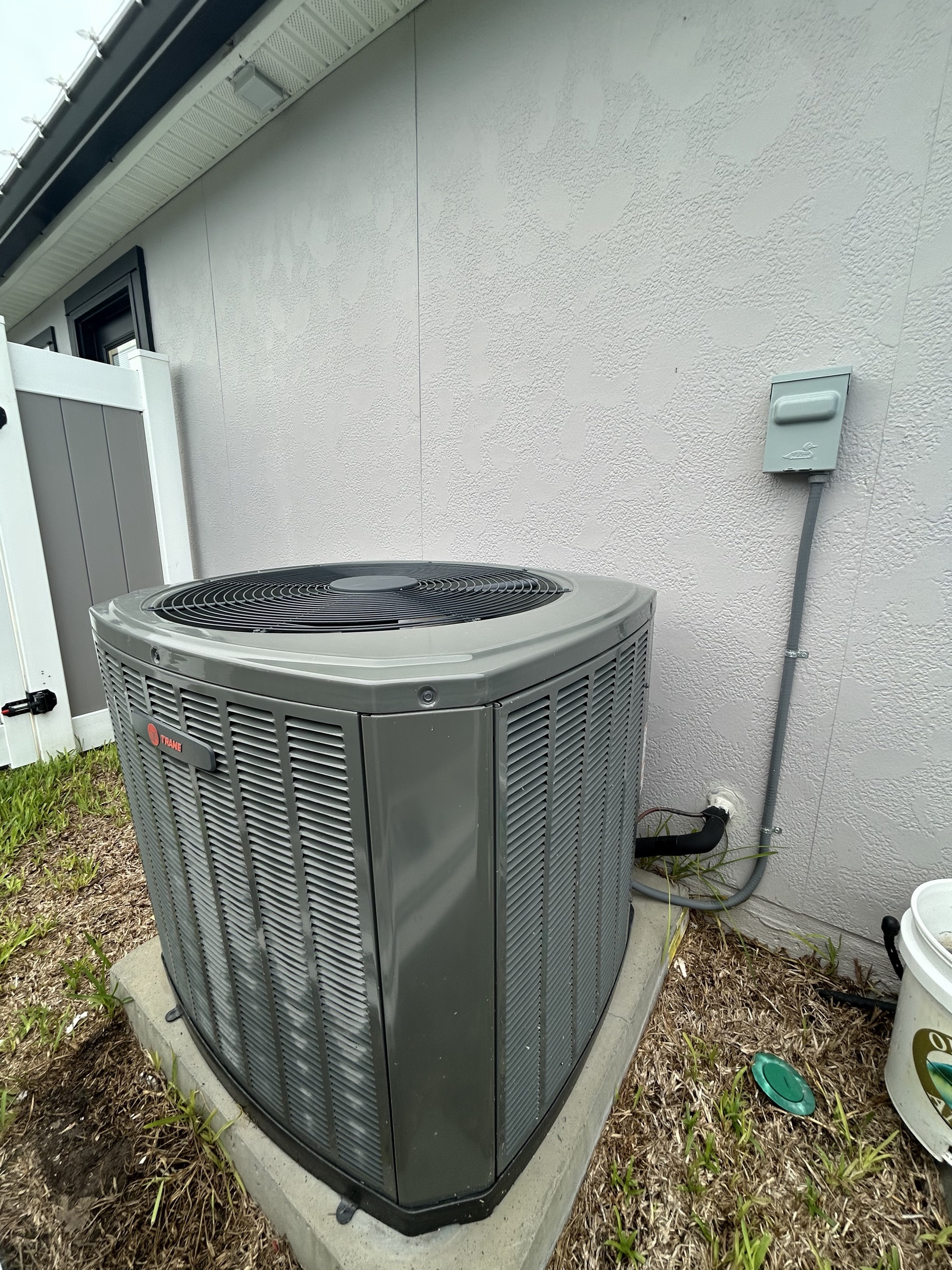 New Trane air conditioning system installed by Moore's Heating and Air